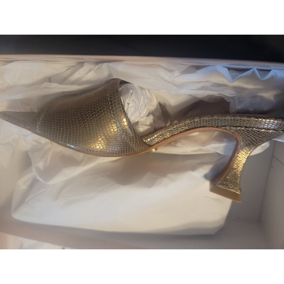 Anthropologie Vicenza Metallic Mules - New 38 (EU) - 7 (US) - Picture 5 of 7